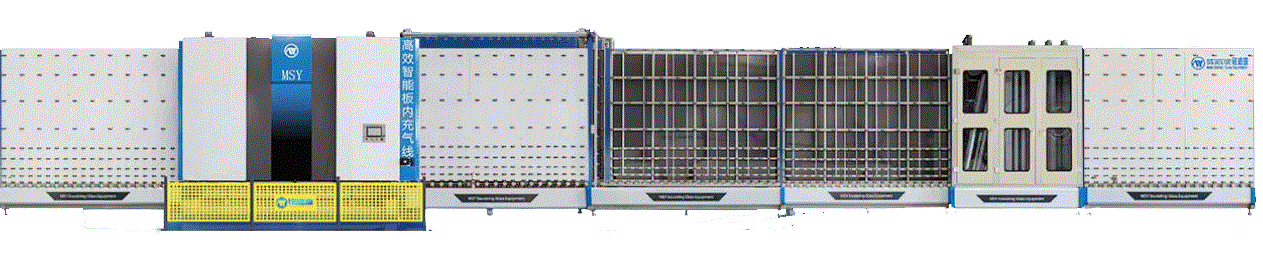 Fully Automatic Insulating Glass Panel Inflating Line 2840 Fully Automatic Insulating Glass Panel Inflating Line 2840